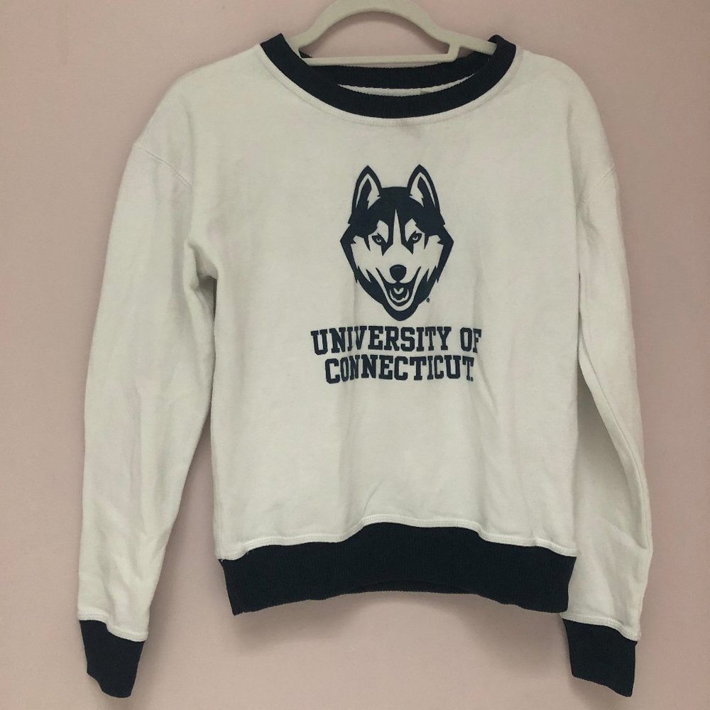 Preppy UConn sweatshirt